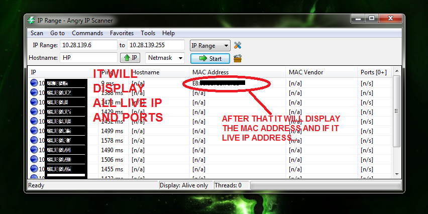 Free ip address scanner for mac